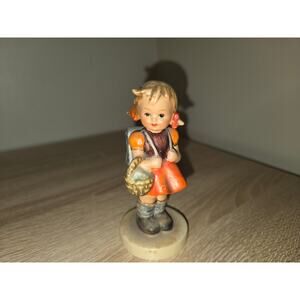 Vintage Hummel Figurine "School Girl" TMK 3 #81 2/0 4.5" Goebel Figure Germany